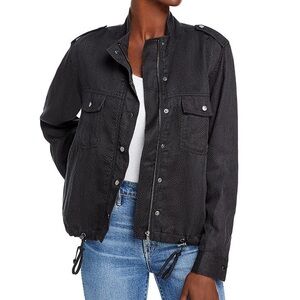 Rails Collins Military Jacket in Jet Cobra